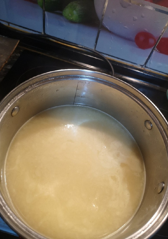 Una foto de Sopa de pollo con garbanzo