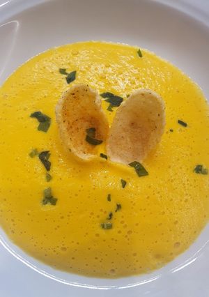Tejszínes sütőtök krémleves😋 GM recept fotója