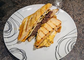 Easiest Way to Recipe Yummy Cowboy Breakfast Sandwich
