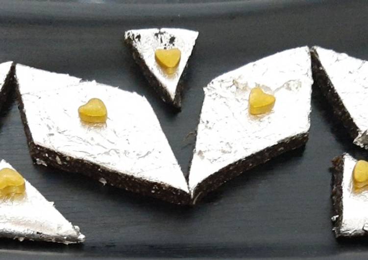 Steps to Prepare Homemade Chocolate Kaju Katli