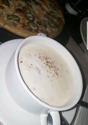 صورة لوصفة شوربه الفطر