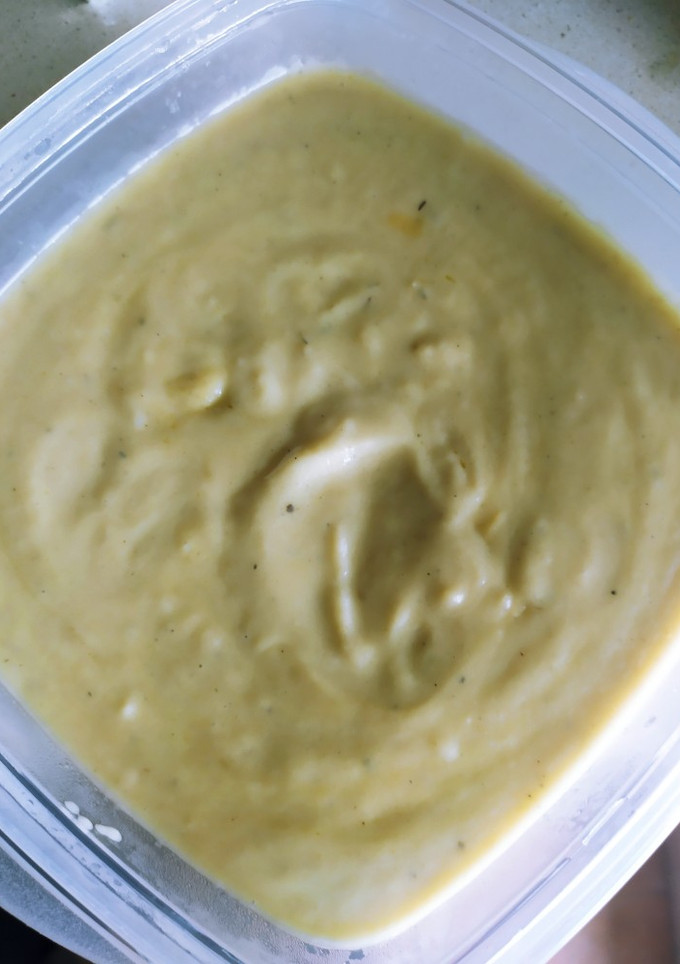 Una foto de Salsa de manzana (para acompañar carnes o pescados)