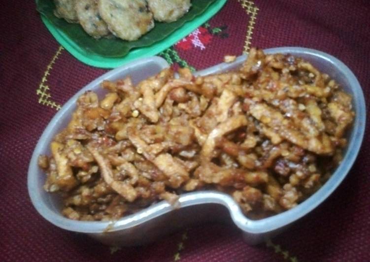 Langkah Mudah untuk meracik Ssambel goreng tahu tempe, Sempurna