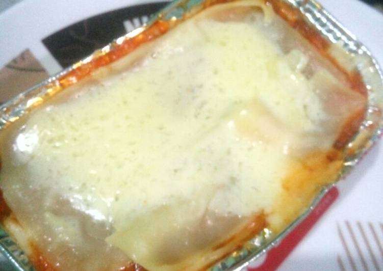 Resep Beef Lasagna, Sempurna