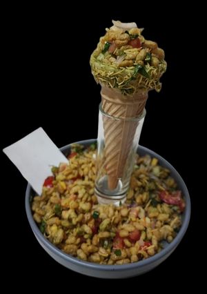 A picture of Cone bhel.