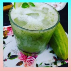 A picture of Cucumber sharbat.