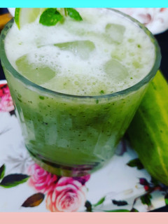 A picture of Cucumber sharbat.