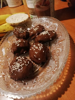 Φωτογραφία της συνταγής Soft cookies με ρυζογκοφρέτα και μπανάνα ♠️💜