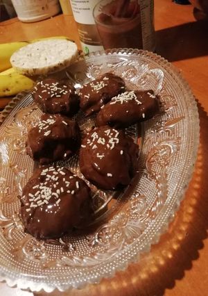 Φωτογραφία της συνταγής Soft cookies με ρυζογκοφρέτα και μπανάνα ♠️💜