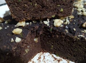 Una foto de Brownie keto