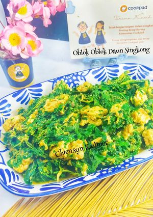 Foto resep Oblok Oblok Daun Singkong