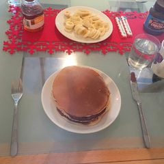 A picture of Breakfast pancakes.