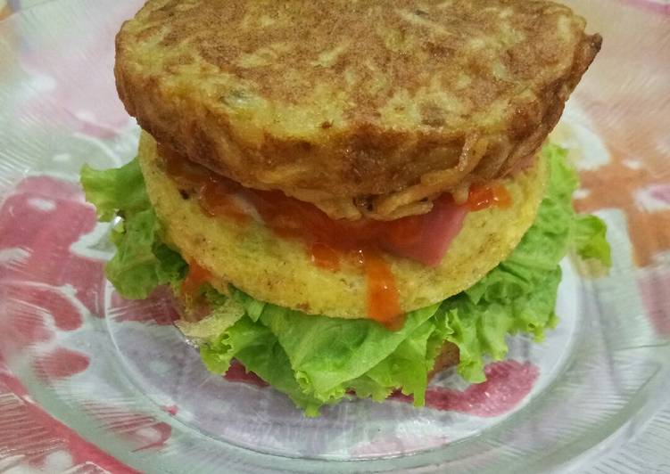  Resep  Burger indomie oleh Diana Erlyna Cookpad