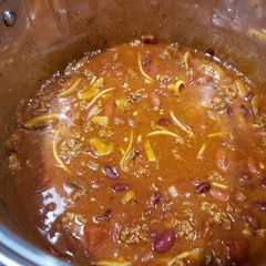 A picture of Amber's Favorite Chili.