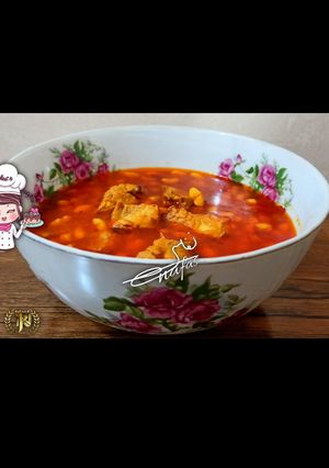 عکسی از دستور فاصولیه (خورشت لوبیا سفید ترکی)