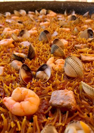 Una foto de Fideuá fideo fino