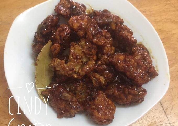 Cara Gampang Membuat Ayam Krispi Saos Kecap, Bikin Ngiler