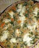 Tarta de verduras y atún con masa de harina integral!!!