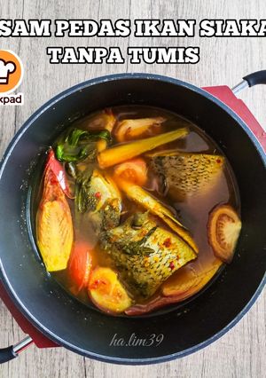 Gambar Asam Pedas Ikan Siakap Tanpa Tumis