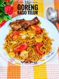 Mie Goreng Baso Telur