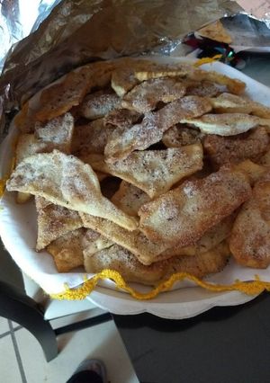 A picture of Homemade Buñuelos.