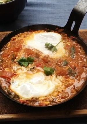 Una foto de Shakshuka