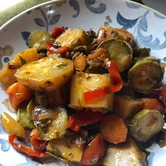 A picture of One Pot Vegetables.