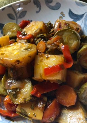 A picture of One Pot Vegetables.