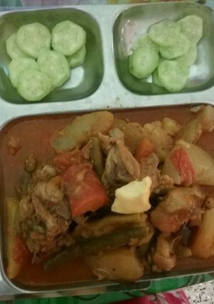 চিকেন স্ট্যু (Chicken stew recipe in Bengali) রেসিপির প্রধান ছবি