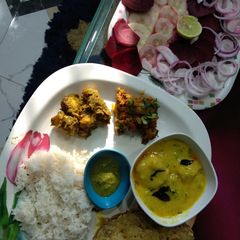 A picture of Proper lunch.