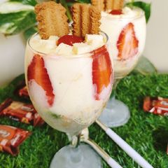 Mix Fruits Trifle 😋😋 A picture of Mix Fruits Trifle 😋😋.