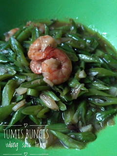 Foto resep Tumis buncis udang saos tiram