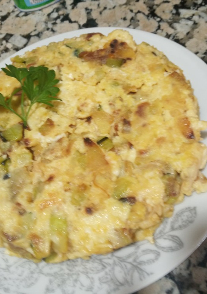 Una foto de Tortilla de calabacín