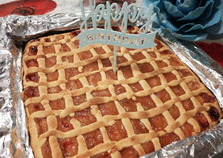 Pasta Frola con licor Pacharán