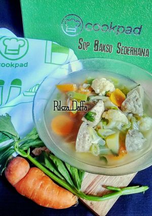 Foto resep Sop Bakso Sederhana