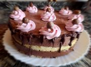 Una foto de perlas chocolate