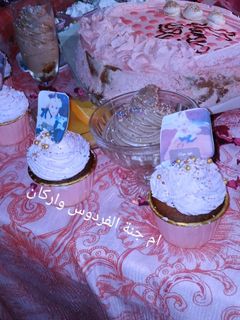 صورة لوصفة كاب كيك عيد ميلاد