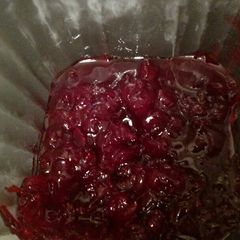 Sour cherry jam A picture of Sour cherry jam.