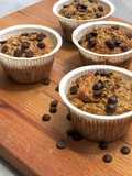 Oatmeal chocolate chip-banana cupcakes
