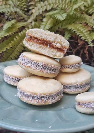 Una foto de Alfajores de maicena sin manteca