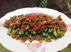 Foto resep Buncis Daging Cincang