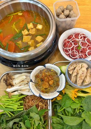 Hình của món Lẩu Riêu Cua Đồng Bắp Bò Ngày Quốc Khánh 2/9.