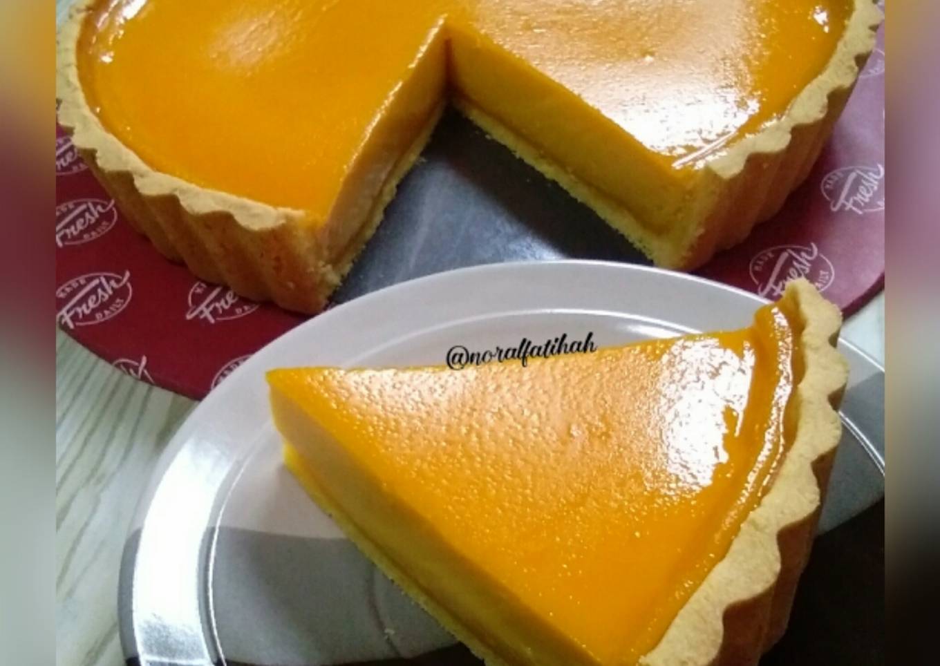 Resepi Giant Egg Tart Tart Telur Yang Sempurna Dan Simpel Resepi Kak Ross