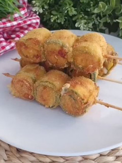 Una foto de Brochetas crujientes