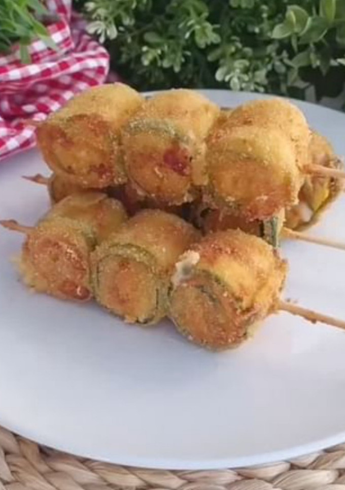 Una foto de Brochetas crujientes
