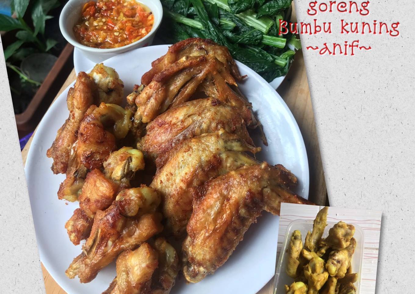 Sayap Ayam Goreng Bumbu Kuning