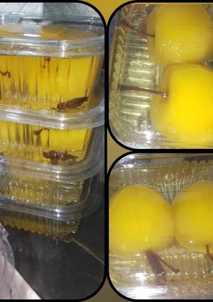 صورة لوصفة تفاح🍏 معسل🍯 لتزيين طبق طاجين الحلو 😘