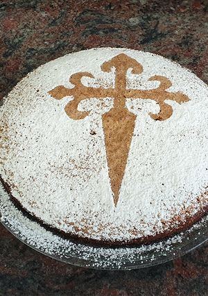 Una foto de Tarta de Santiago