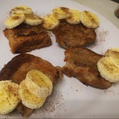 A picture of French toast without egg! Delicious and really easy.