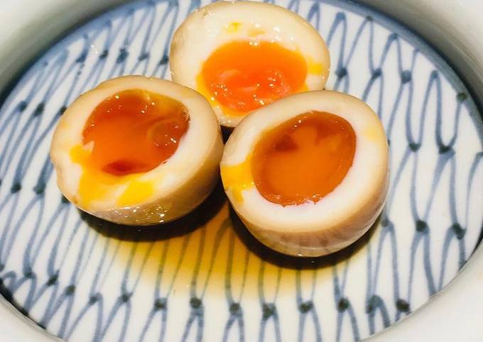 Ajitama “half boiled seasoned egg”